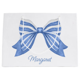 Waterverf Blauwe kraag Groot Cadeauzakje