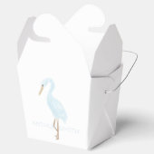 Waterverf Blauwe Kraanvogel Bedankdoosjes (Geopend)
