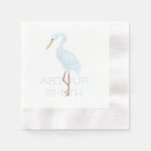 Waterverf Blauwe Kraanvogel