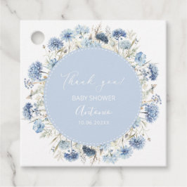  Waterverf  Blauwe meisje  Jongen baby shower  Bedankjes Labels