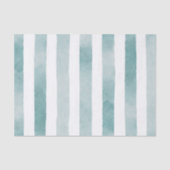 Waterverf blauwe nautische strepen. Abstracte lijn Tissuepapier (Voorkant)