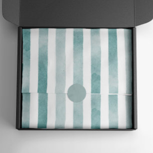 Waterverf blauwe nautische strepen. Abstracte lijn Tissuepapier