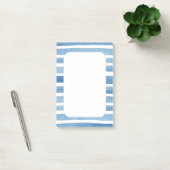 Waterverf blauwe nautische strepen. Ocean zee stra Post-it® Notes (Kantoor)