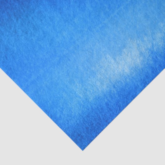 Waterverf Blauwe oceaan - Achtergrondontkoppeling Tissuepapier (Detail)