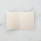 Waterverf Blauwe Oceaan Strand Bedankkaart (Binnen)