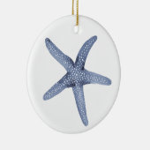 Waterverf blauwe ornament (Rechts)