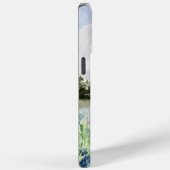 Waterverf Blauwe Paarse Bloemwei op Berg Case-Mate iPhone Case (Achterkant / Rechts)