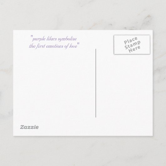 Waterverf Blauwe Paarse Lila Vloer sparen de Datum Aankondigingskaart (Achterkant)