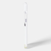 Waterverf Blauwe Peacock Gezichtsnaam Case-Mate iPhone Case (Achterkant / Links)