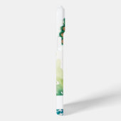 Waterverf Blauwe Peacock Gezichtsnaam Case-Mate iPhone Case (Achterkant / Rechts)