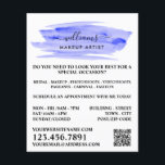 Waterverf Blauwe penseelsnijder artiest Flyer<br><div class="desc">De Blauwe Borstelklep van de Waterverf van het manuscript maakt kunstenaar Adverteren broers door de opslag van het Visitekaartje.</div>