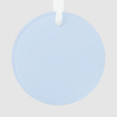 Waterverf Blauwe Rode Rood Kardinaal Bird Ornament (achterkant)