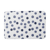 WATERVERF . Blauwe stip. Badmat (Voorkant)