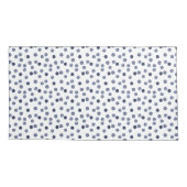 Waterverf Blauwe stip Kussensloop (Achterkant)