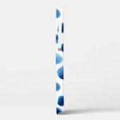 Waterverf Blauwe Stippen: Hand geschilderd Naadloo Case-Mate iPhone Case (Achterkant / Links)