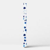 Waterverf blauwe stippen naadloos patroon Case-Mate iPhone case (Achterkant / Links)