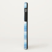 Waterverf blauwe strepen Case-Mate iPhone case (Achterkant/links)