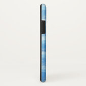Waterverf blauwe strepen Case-Mate iPhone case (Achterkant / rechts)