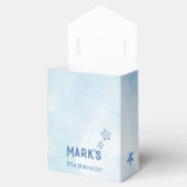 waterverf Blauwe teddybeer kinder Bedankdoosjes (Geopend)