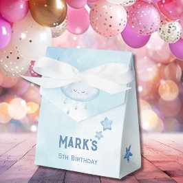 waterverf Blauwe teddybeer kinder Bedankdoosjes