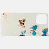 Waterverf blauwe vlinders. Odilon Redon Case-Mate iPhone Case (Achterkant (horizontaal))