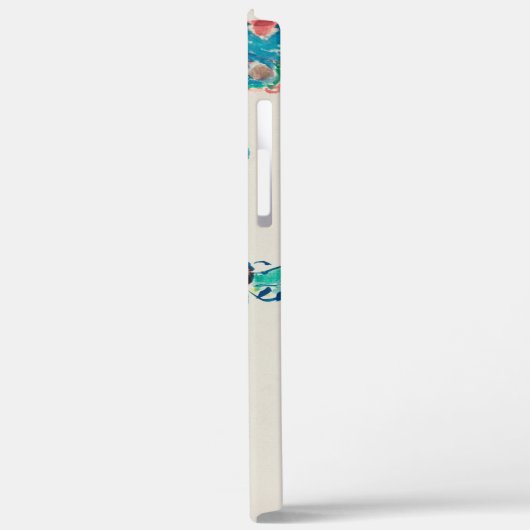 Waterverf blauwe vlinders. Odilon Redon Case-Mate iPhone Case (Achterkant / Links)