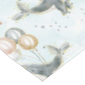 Waterverf blauwe walvisballon onder de Zee oceaan Tafelkleed (Gekanteld)