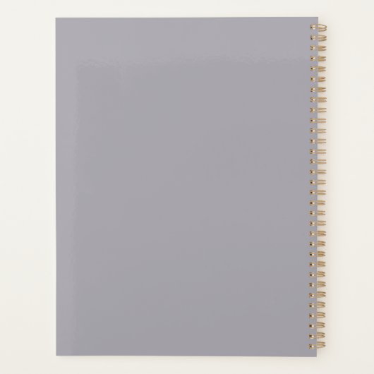 Waterverf Blauwe Wing Dragonfly Personaliseer Plan Planner (Achterkant)