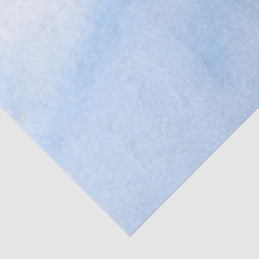 Waterverf Blauwe Wolken Tissuepapier (Detail)