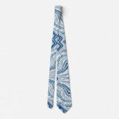 waterverf blauwe zeugen met stropdas (Achterkant)