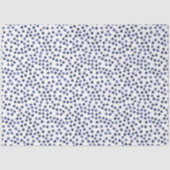 Waterverf Blauwebespatroon Tissuepapier (Voorkant)