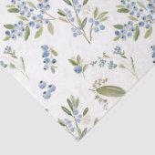 Waterverf Blauwebespatroon Tissuepapier (Detail)