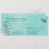 Waterverf Blauwgroen Blauwe Eucalyptus Salon (Voorkant / Achterkant)