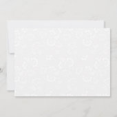 Waterverf Blauwgroen en gouden bloemen bruiloft Save The Date (Achterkant)