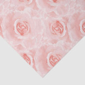 Waterverf Bleek roze rozen papier voor weefselrest (Detail)