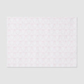 Waterverf Bleek Roze Strikken Tissuepapier (Voorkant)