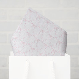 Waterverf Bleek Roze Strikken Tissuepapier