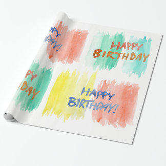 Waterverf blij marmerpapier cadeaupapier