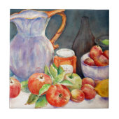 waterverf blijft leven tegeltje (Voorkant)