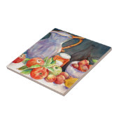 waterverf blijft leven tegeltje (Zijkant)