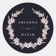 Waterverf Bliss | Blush roze bloemenkrans