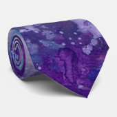 Waterverf Bliss van Alex Leach Stropdas (Opgerold)