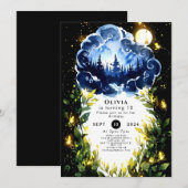 Waterverf Bliss Woodland Verjaardag Kaart (Voorkant / Achterkant)