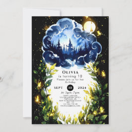 Waterverf Bliss Woodland Verjaardag Kaart