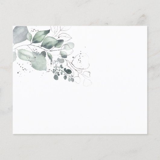 Waterverf Bloedbad voor huwelijksadvisering Flyer (Achterkant)