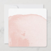 waterverf bloedige geboorteaankondiging aankondiging (Achterkant)