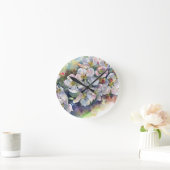 Waterverf bloei appelboom bruiloft ronde klok (Huis)