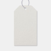 Waterverf bloei bruiloft voor echtparen cadeaulabel (Achterkant)