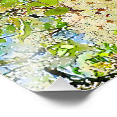 Waterverf bloeiende lente Fotouitbreiding Foto Afdruk (Hoek)