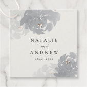 Waterverf bloeit bloemenbruiloft bedankjes labels (Voorkant)